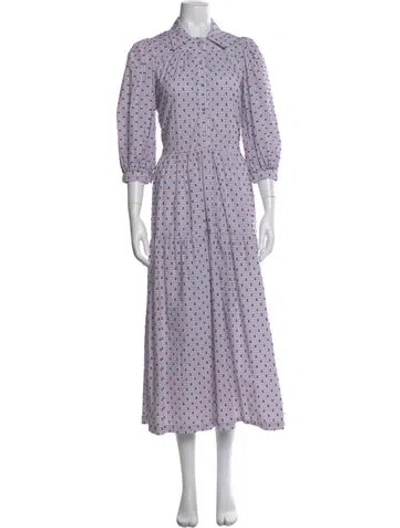 Pre-owned Hunter Striped Long Dress In Multi