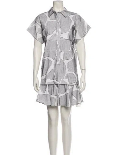 Pre-owned Hunter Striped Mini Dress In Multi