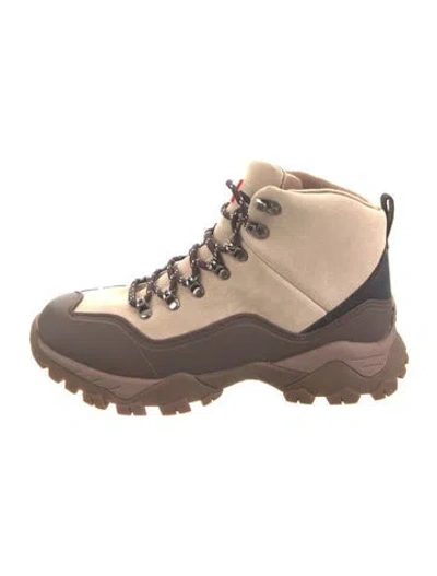 Pre-owned Hunter Suede Hiking Boots In Brown
