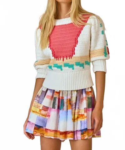 Hunter Sully Round Neck Pullover In Multi