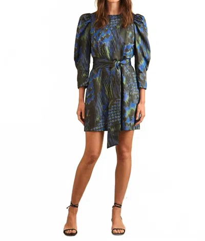 Hunter Sutton Dress In Blue Black