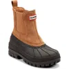 Hunter Sutton Waterproof Duck Boot In Brown