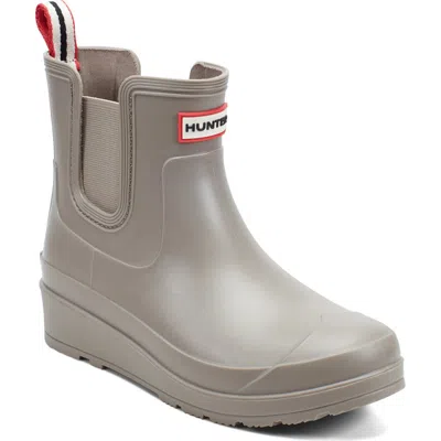 Hunter Tabitha Chelsea Waterproof Rain Boot In Brown