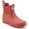 Hunter Tabitha Chelsea Waterproof Rain Boot In Red