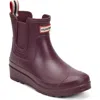 Hunter Tabitha Chelsea Waterproof Rain Boot In Purple