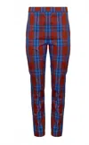 Hunter The Carson Pant In Buffalo Plaid In Animal Print