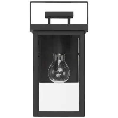 Hunter Timbergrove Matte Black Outdoor 1 Light Small 12 Inch Wall Light