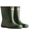 Hunter Toddler Kids' Original First Classic Rain Boots From Finish Line In Green
