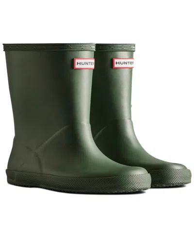 Hunter Babies' Toddler Kids' Original First Classic Rain Boots From Finish Line In Green