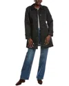Hunter Trench Coat In Black