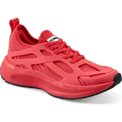 Hunter Tulip Sneaker In Red
