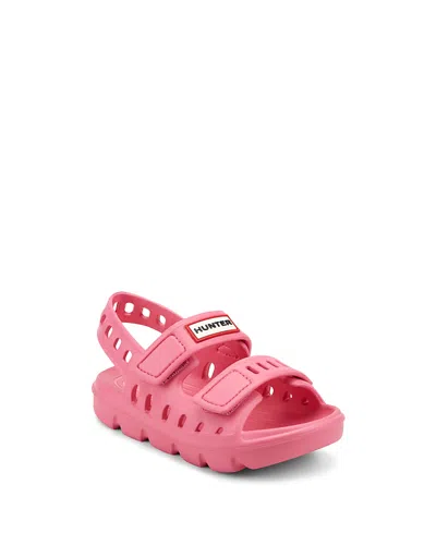 Hunter Unisex Dottie Slingback Casual Flat Sandals - Toddler, Little Kid, Big Kid In Pink
