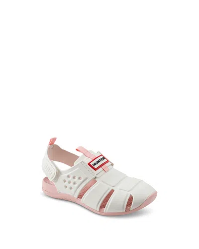 Hunter Edosa (toddler/little Kid) Kids Shoes Ivory/light Pink : 9 Toddler M, Synthetic In Neutral