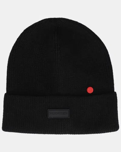 Hunter Unisex Elements Beanie In Black