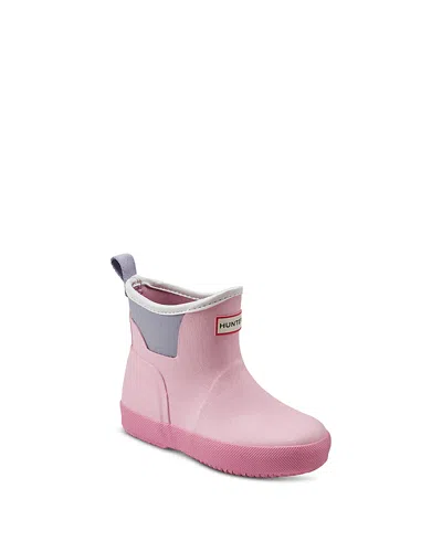 Hunter Unisex Finley Pull On Waterproof Boots - Toddler, Little Kid In Medium Pink