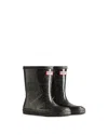 Hunter Starcloud Glitter Rain Boot In Black Multi