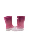 Hunter Unisex Kids First Starcloud Rain Boots - Toddler, Little Kid In Pink