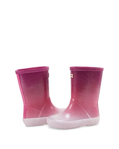 Hunter Unisex Kids First Starcloud Rain Boots - Toddler, Little Kid In Pink