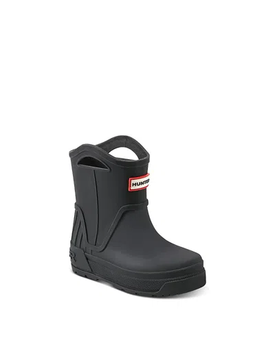 Hunter Unisex Kids Georgey Waterproof Boots - Toddler, Little Kid In Black