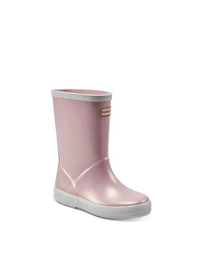 Hunter Unisex Original First Nebula Rain Boots - Toddler, Little Kid In Light Pink
