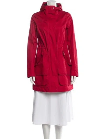 Pre-owned Hunter Utility Jacket In Red