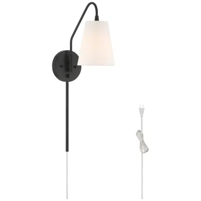 Hunter Valley Park Matte Black 1 Light Large Sconce Wall Light Fixture