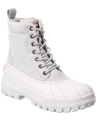 HUNTER HUNTER VELOUR SUEDE & INJECTED MATTE RUBBER BOOT
