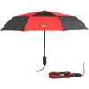 Hunter Vented Compact Umbrella In Black