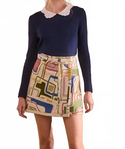 Hunter Violette Sweater In Navy In Blue