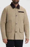 Hunter Water Repellent Canvas Barn Jacket In Brown