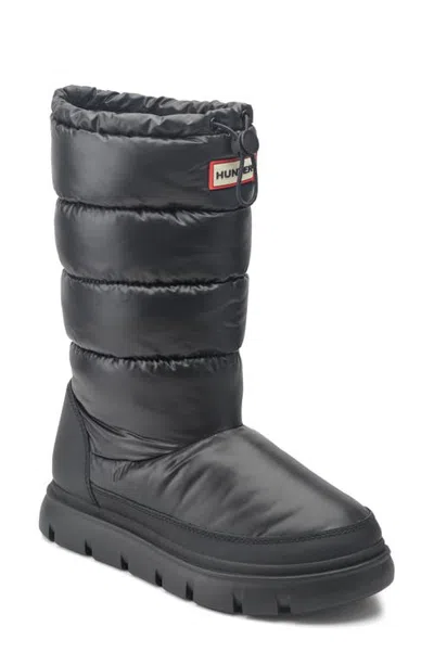 Hunter Water Resistant Insulated Boot In Black 001