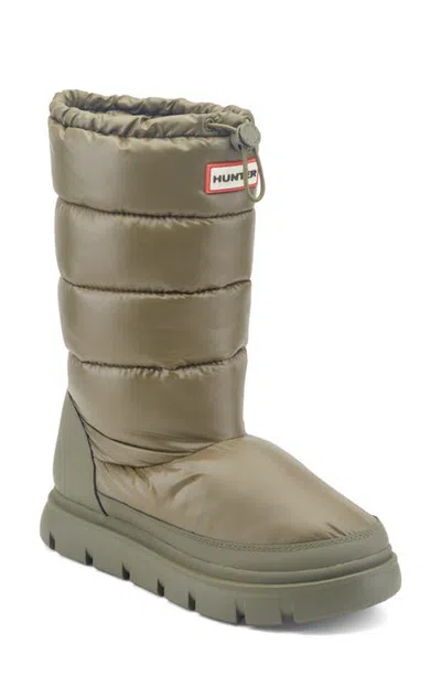 Hunter Water Resistant Insulated Boot In Dark Green 301