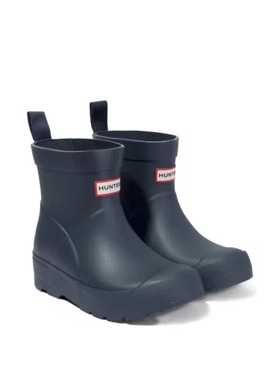 Hunter Kids' Waterproof Boots In Blue