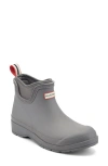 Hunter Waterproof Chelsea Rain Boot In Gray