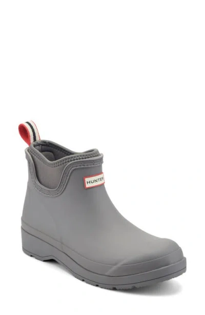 Hunter Waterproof Chelsea Rain Boot In Gray