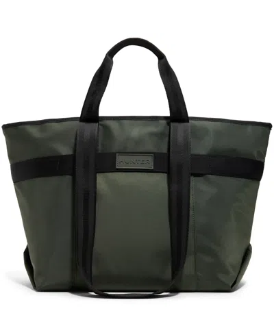 Hunter Weekday Textile Tote Bag In Medium Green