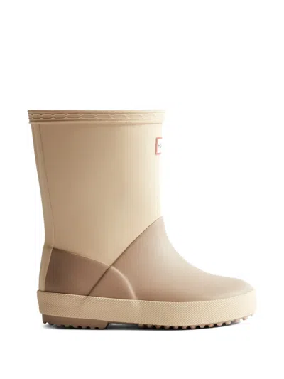 Hunter Kids' Wellington Boots In Brown