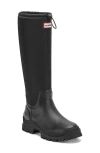 Hunter Wendy Rain Boot In Black