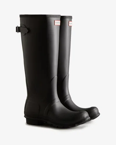 Hunter Wft1001rma-blk Women's Us 5 Black Waterproof Tall Wellington Boots Khd943