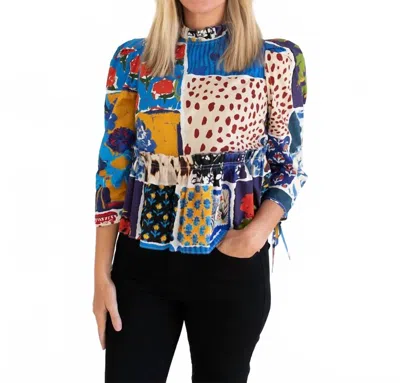 Hunter Willa Crop Top In Nightingale In Blue