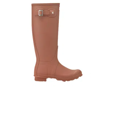 Pre-owned Hunter Wmns Original Tall Rain Boot 'medium Natural' | Tan | Women's Size 5 In Brown