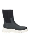 Hunter Woman Ankle Boots Black Size 6 Textile Fibers In Black