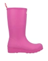 Hunter Woman Knee Boots Purple Size 9 Rubber In Purple