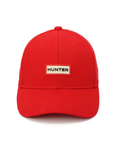 Hunter Women's Adjustable Sweatband Baseball Hat In Red