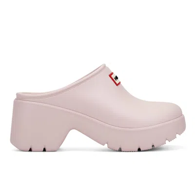HUNTER Women's Anika Slip-on Casual Clogs 11 Light Pink