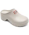 Hunter Women's Anika Slip-on Wedge Clog Sandals From Finish Line In Ivory