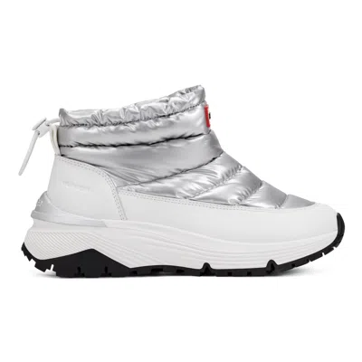 Hunter Women's Anne Insulated Waterproof Snow Booties 11 Silver