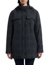 Hunter Self-packable Padded Field Jacket In Black