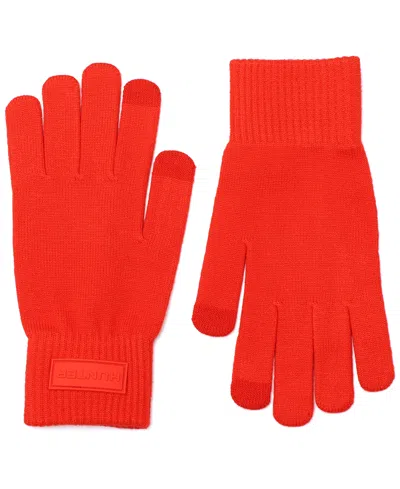 Hunter Women's Cable Cuffed Gloves In Orange