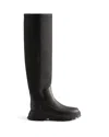 Hunter City Explorer Tall Rubber And Neoprene Boots In Black